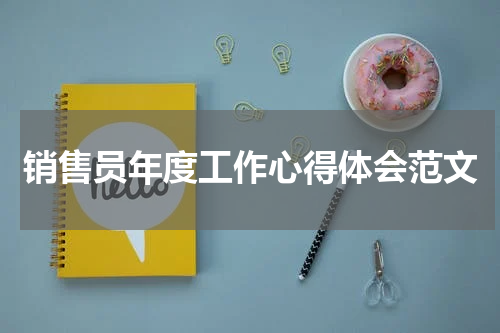 销售员年度工作心得体会范文