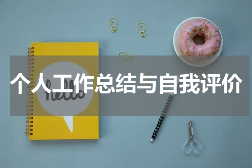 个人工作总结与自我评价