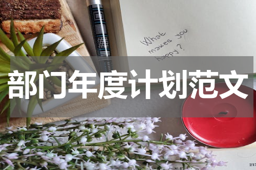 部门年度计划范文