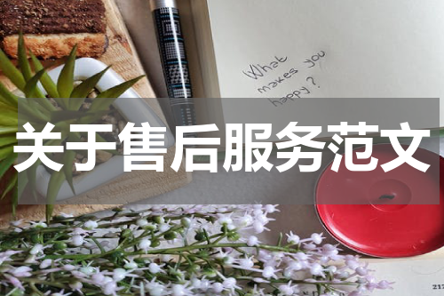 关于售后服务范文