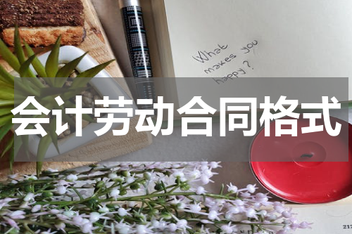 会计劳动合同格式