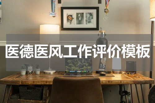 医德医风工作评价模板