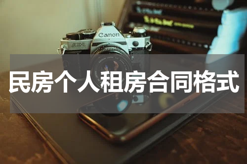 民房个人租房合同格式