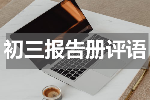 初三报告册评语