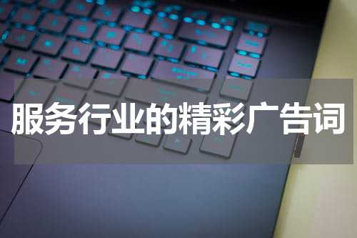 服务行业的精彩广告词