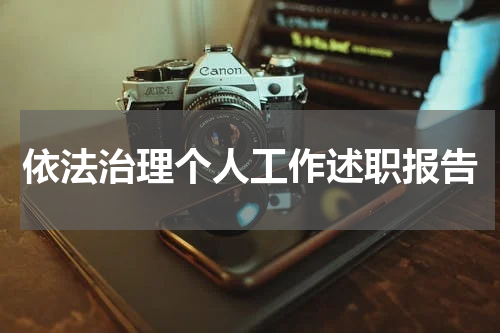 依法治理个人工作述职报告