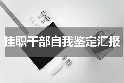 挂职干部自我鉴定汇报