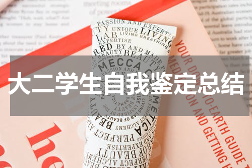 大二学生自我鉴定总结