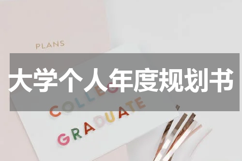 大学个人年度规划书
