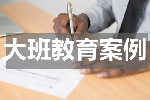 大班教育案例