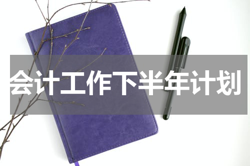 会计工作下半年计划