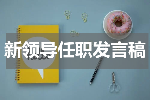 新领导任职发言稿