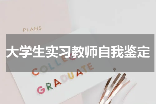 大学生实习教师自我鉴定