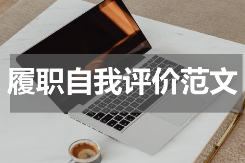 履职自我评价范文