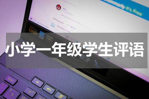 小学一年级学生评语