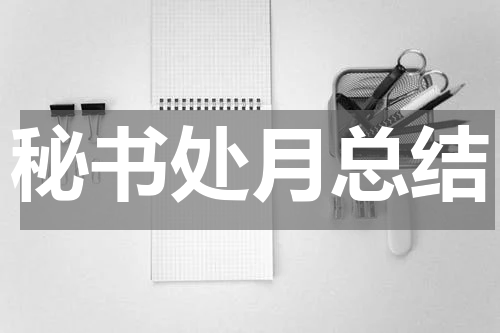 秘书处月总结