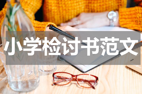 小学检讨书范文