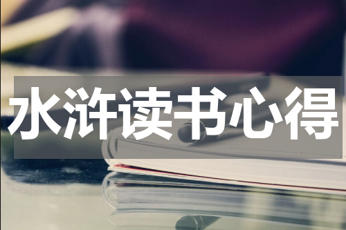 水浒读书心得