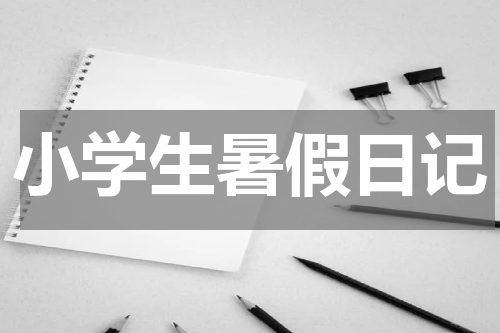 小学生暑假日记