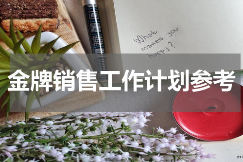 金牌销售工作计划参考