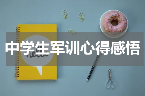 中学生军训心得感悟
