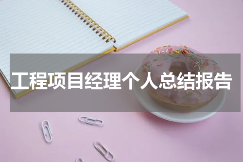 工程项目经理个人总结报告