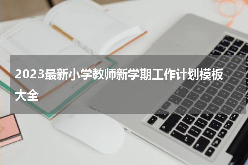 2023最新小学教师新学期工作计划模板大全
