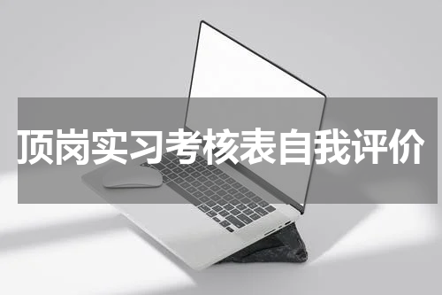顶岗实习考核表自我评价