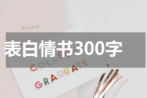 表白情书300字