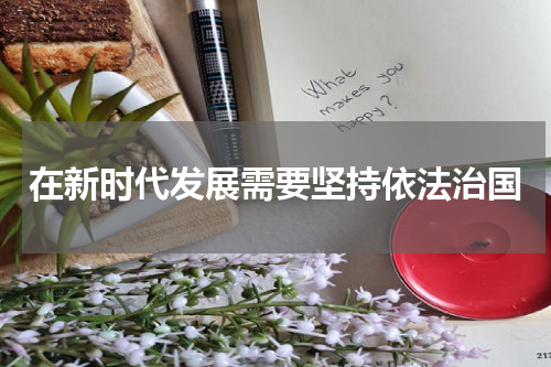 在新时代发展需要坚持依法治国