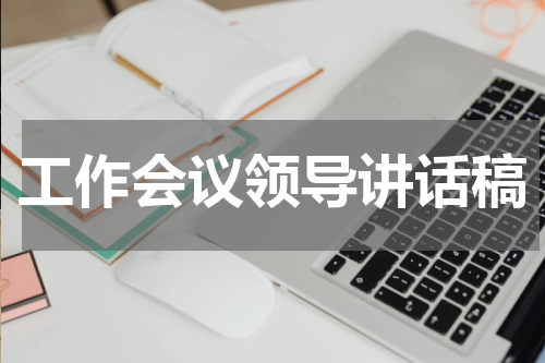 工作会议领导讲话稿