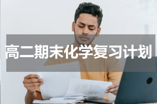 高二期末化学复习计划