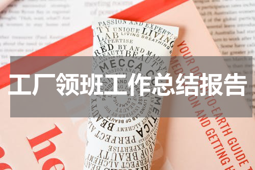 工厂领班工作总结报告