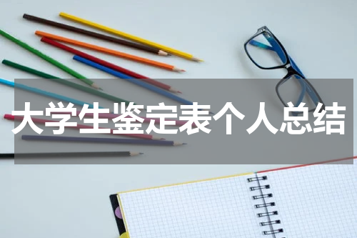 大学生鉴定表个人总结
