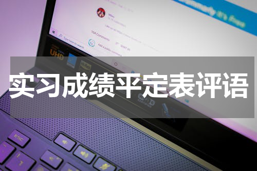 实习成绩平定表评语