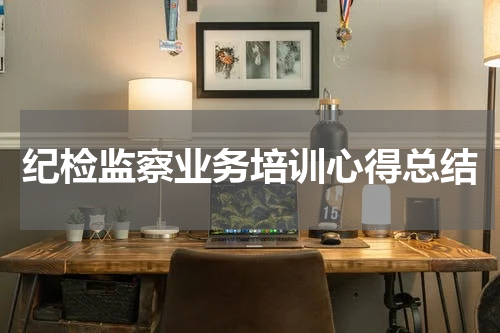 纪检监察业务培训心得总结
