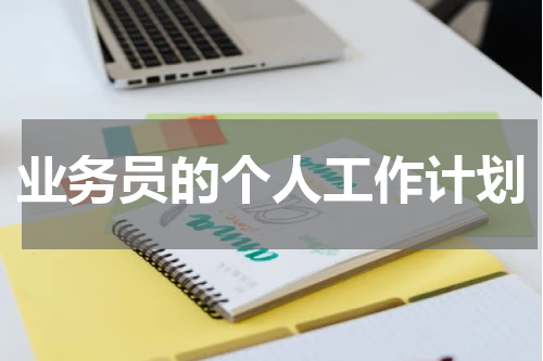 业务员的个人工作计划