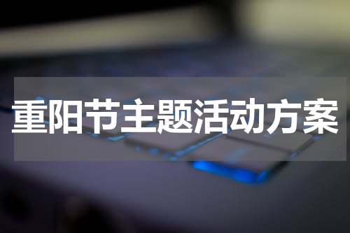 重阳节主题活动方案