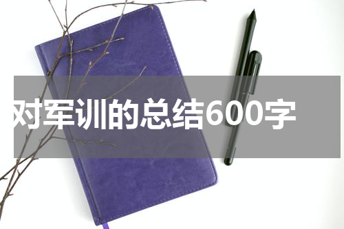 对军训的总结600字