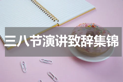 三八节演讲致辞集锦