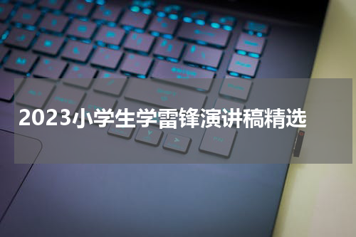2023小学生学雷锋演讲稿精选