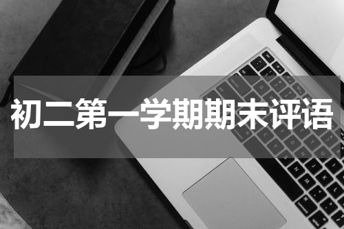初二第一学期期末评语