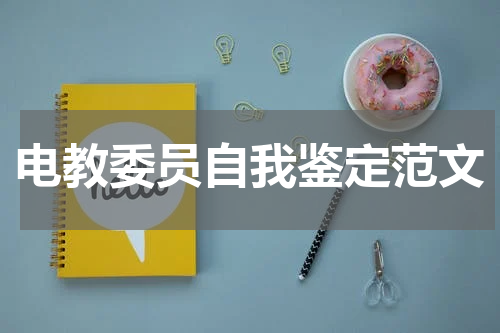 电教委员自我鉴定范文