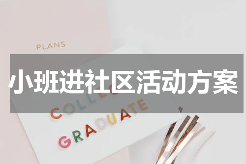 小班进社区活动方案