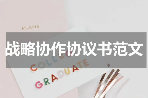 战略协作协议书范文