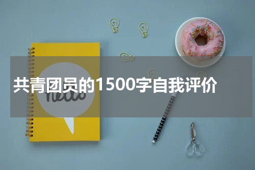共青团员的1500字自我评价
