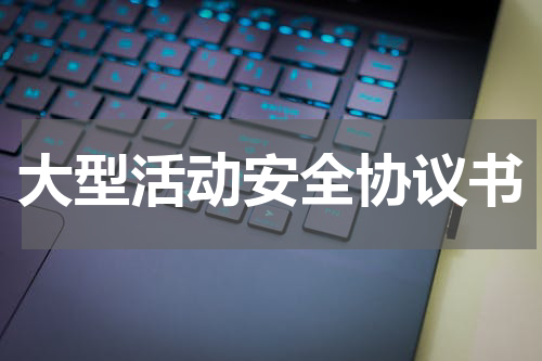 大型活动安全协议书