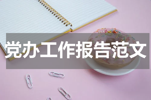 党办工作报告范文