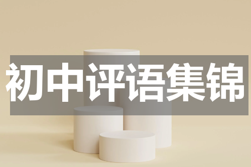 初中评语集锦