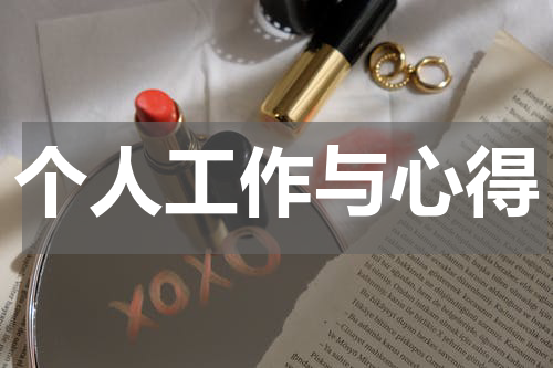 个人工作与心得